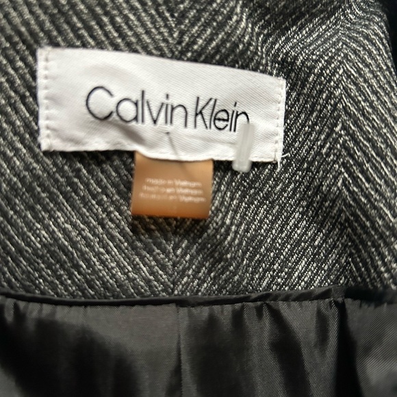 Calvin Klein Women's Charcoal Blazer - Picture 6 of 8